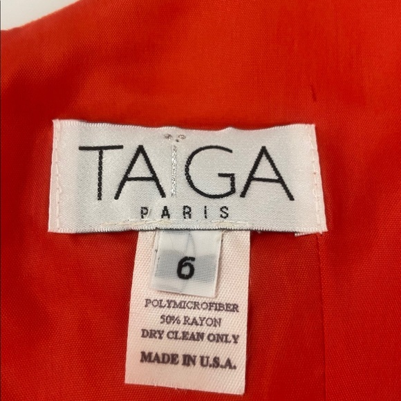 TAIGA Paris Sheath Sleeveless Dress Size 6 - Picture 9 of 14